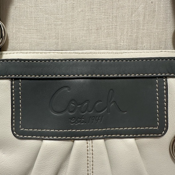 Coach Pleated Leather Tote - Picture 15 of 16